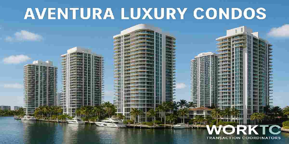 Luxury Aventura, FL, condos with waterfront views, serviced by WorkTC Miami-Dade Transaction Coordinators for high-rise sales